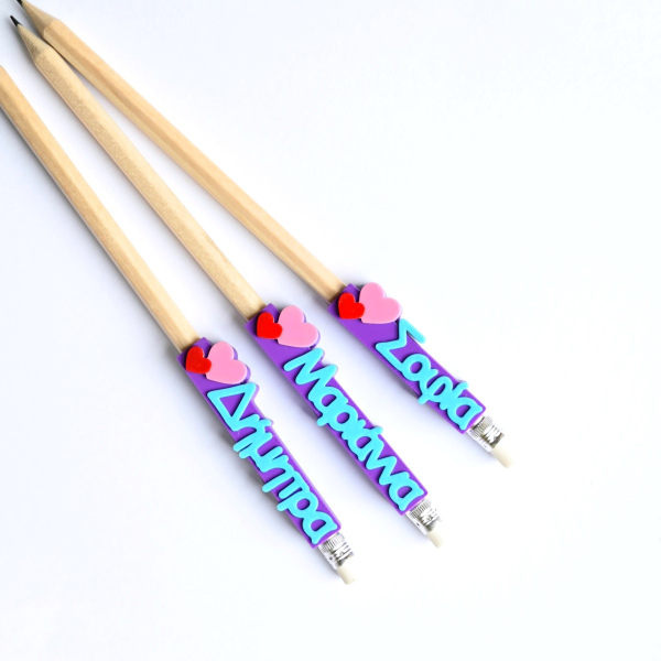 Μολυβάκια Με Ονόματα και Χαρακτήρες - School