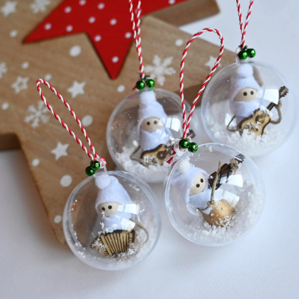 Χριστουγεννιάτικο στολίδι - Μπάλα με Μουσικούς- Οι Πολυμουσικοί