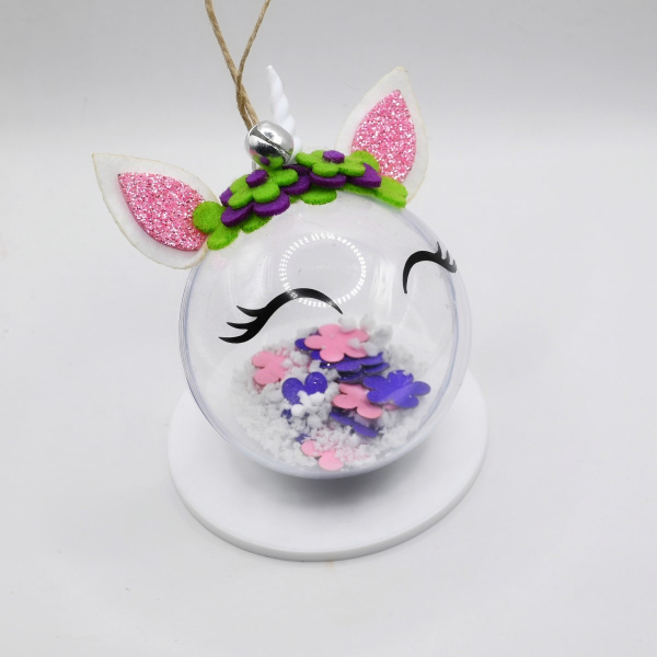 Χριστουγεννιάτικο στολίδι - Μπάλα Μονόκερος - Οι Πολυμουσικοί