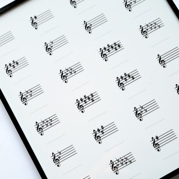 Ακρυλικός Πίνακας Μουσικής με Οπλισμούς - Οι Πολυμουσικοί