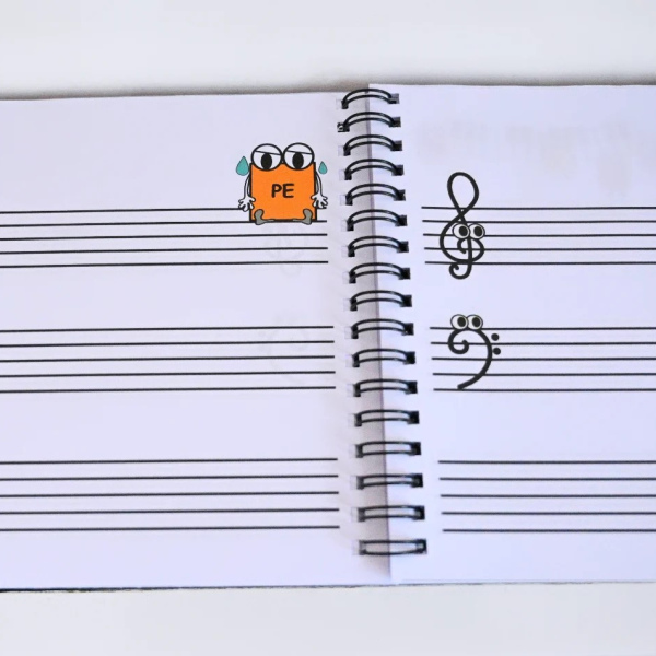 Τετράδιο Μουσικής με Πεντάγραμμο - Οι Πολυμουσικοί